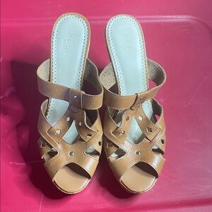 Bcbg Paris cork wedges